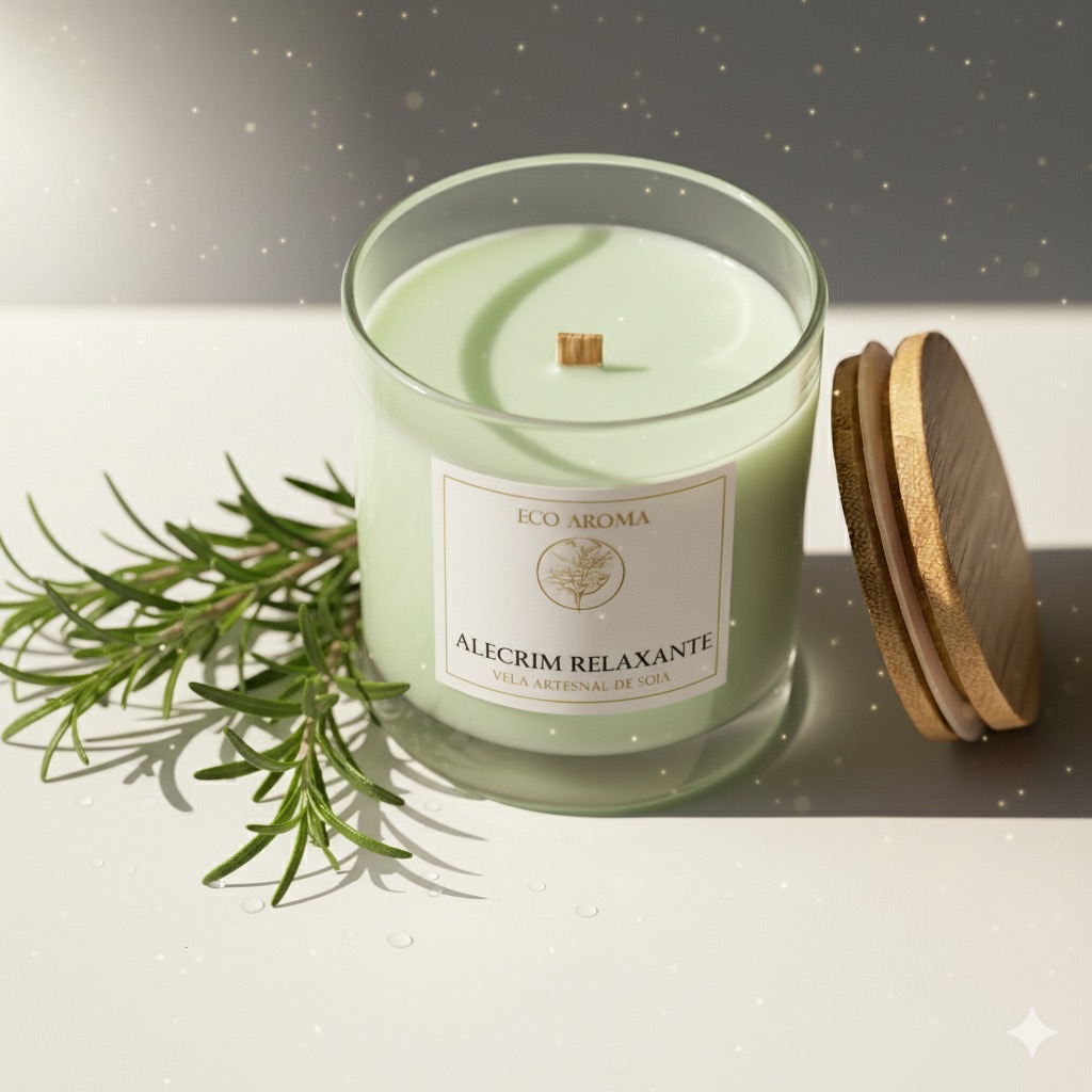Vela Aromática Alecrim
